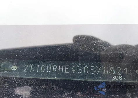 2016 Toyota Corolla S z USA, uszkodzony, nr VIN 2T1BURHE4GC576921